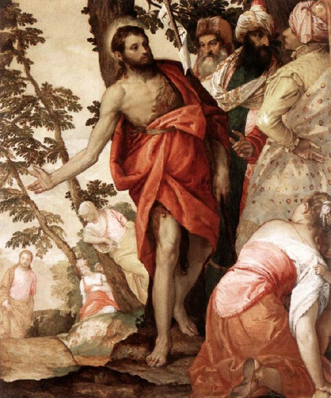 VERONESE (Paolo Caliari) St John the Baptist Preaching  wr China oil painting art